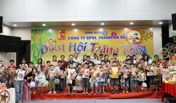 CÔNG TY CPXL THÀNH AN 96 TỔ CHỨC CÁC HOẠT ĐỘNG VUI TẾT TRUNG THU CHO CÁC CHÁU THIẾU NIÊN, NHI ĐỒNG NĂM 2026