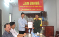 Công ty xây lắp Thành An 96:  Bàn giao nhà tình nghĩa cho gia đình chính sách