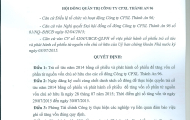 Thông báo quyết định của HĐQT v/v trả cổ tức năm 2014 và phát hành cổ phiếu để tăng vốn cổ phần từ nguồn vốn chủ sở hữu