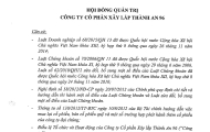 Thông báo HĐQT quyết định thông qua việc đăng ký lưu ký bổ sung cổ phiếu và niêm yết bổ sung cổ phiếu phát hành trong đợt phát hành cổ phiếu để trả cổ tức và phát hành cổ phiếu để