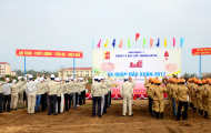 Công ty Xây lắp Thành An 96 tổ chức lễ ra quân đầu Xuân