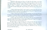 Thông báo V/v Gia hạn thời gian công bố BCTC của TA9